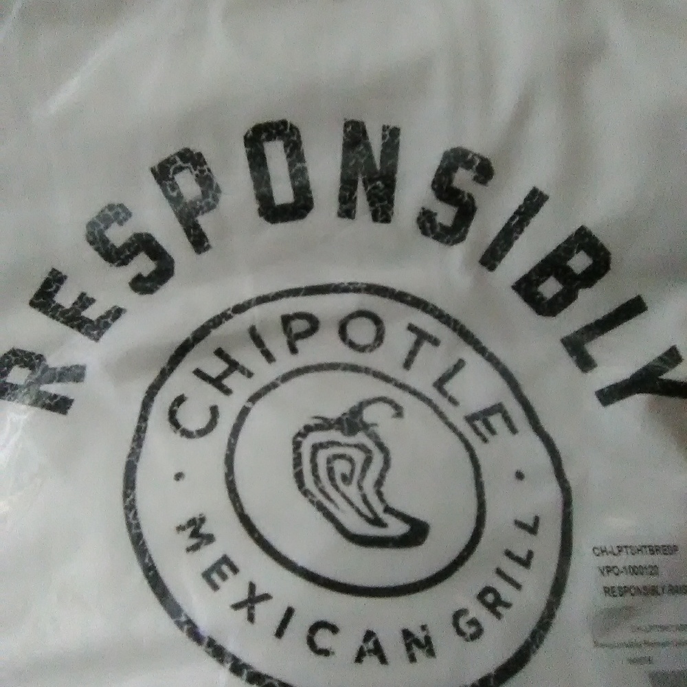 Chipotle Shirt NWT Rare Factory Sealed